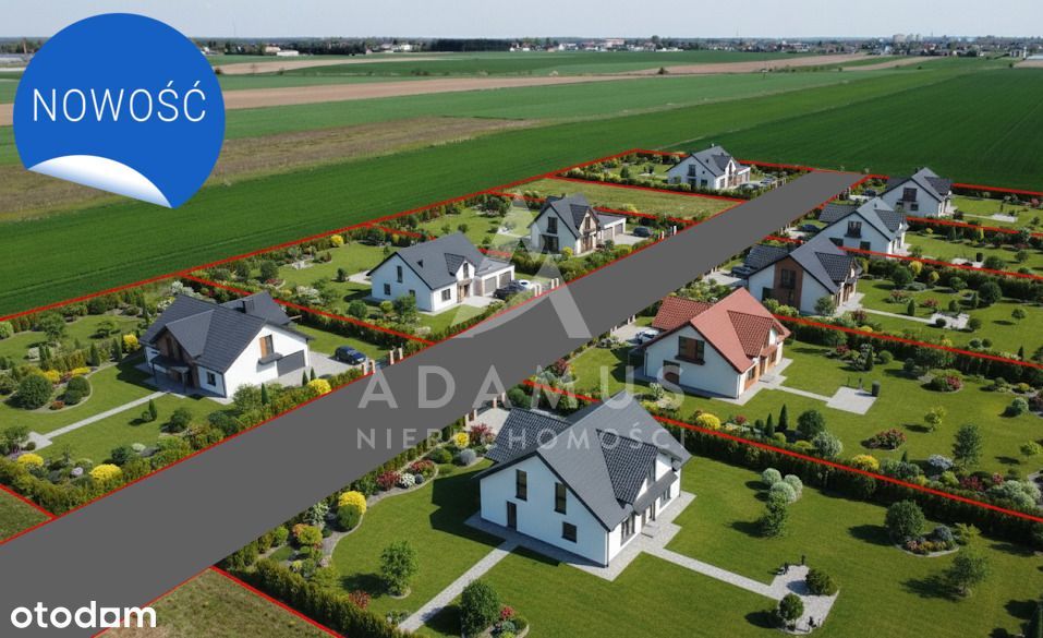 831 m² pod dom, WZ – Nowe Parcele, Gronowa
