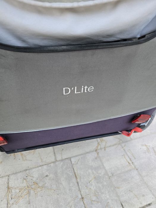 Burley D'lite 2 osobowa przyczepka rowerowa , składana , regulowane op