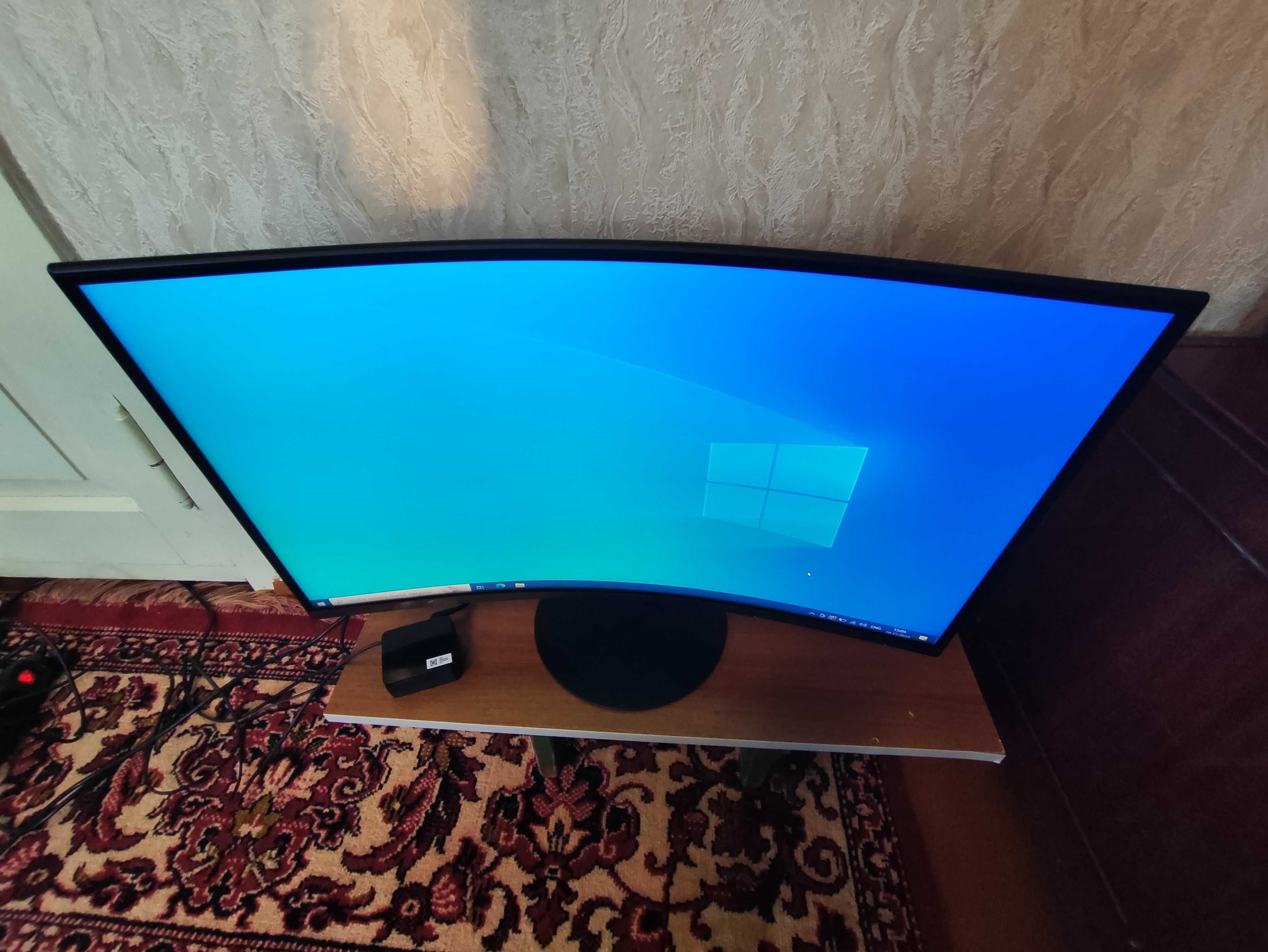 Монітор 27" Samsung C27T550FDI Вигнутий 75Гц