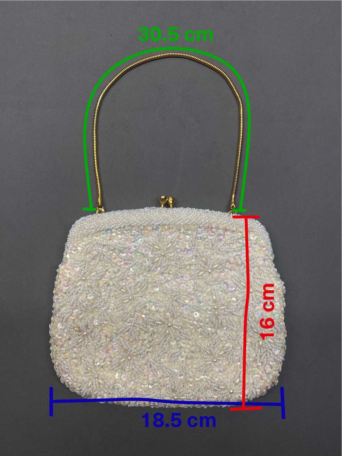 Mala Clutch Vintage Feita à Mão – Artesanato de Macau, Década de 1960