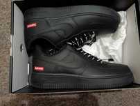 AF1_Powietrze_airDamskieNikeForce1SupremeBlack UnisexTrampki Rozm.44