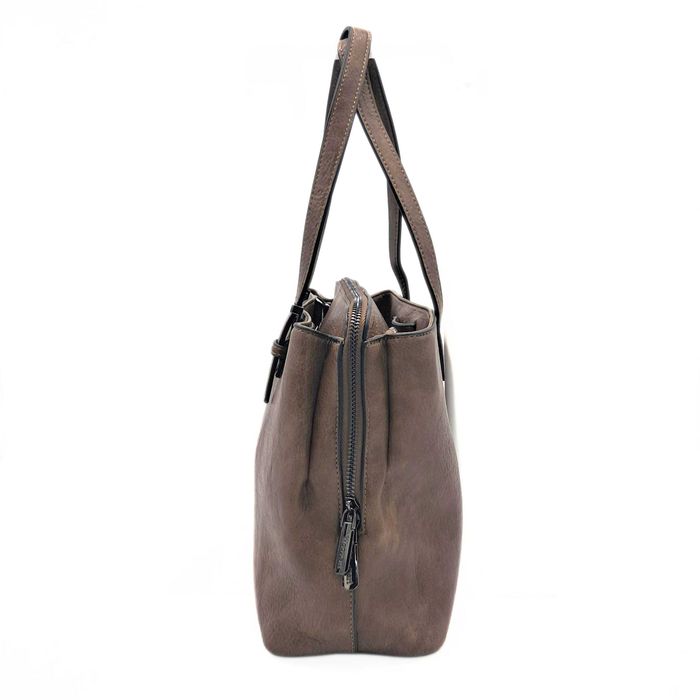 Brązowy kuferek YYcoveri torebka soil