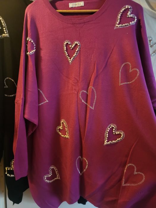 Sweter sweterek serduszka