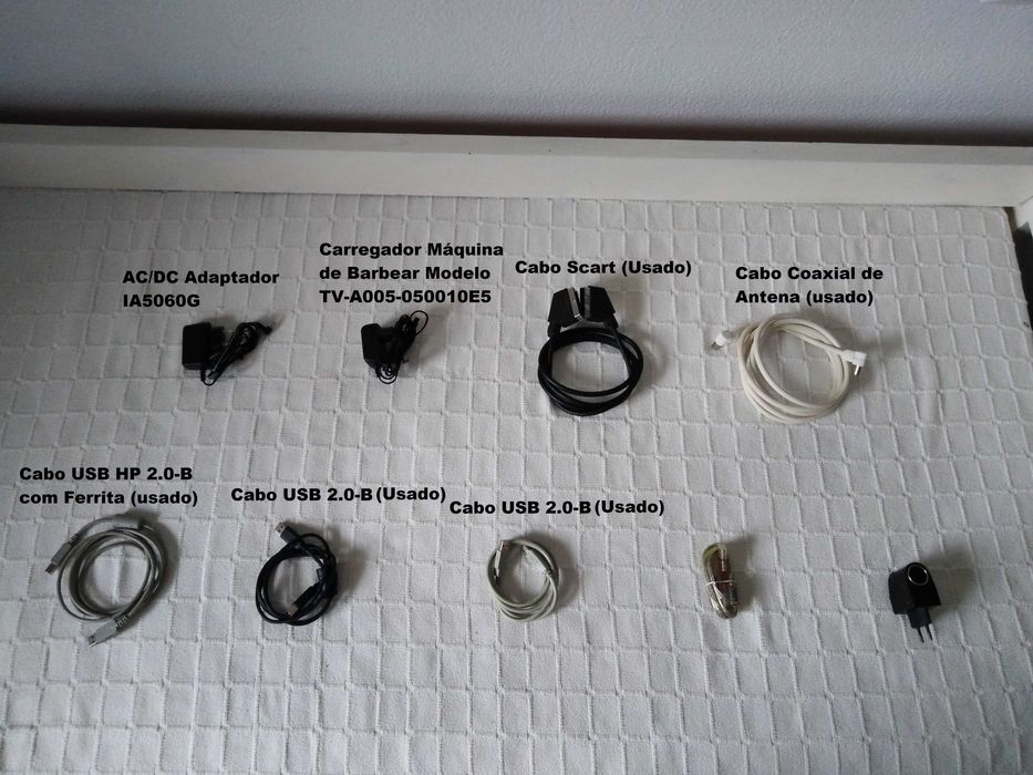 Cabos Novos/Usados Vários Acessórios