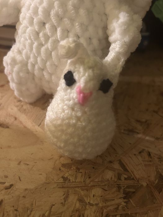 Maskotka prace na szydelku wlasnoreczne