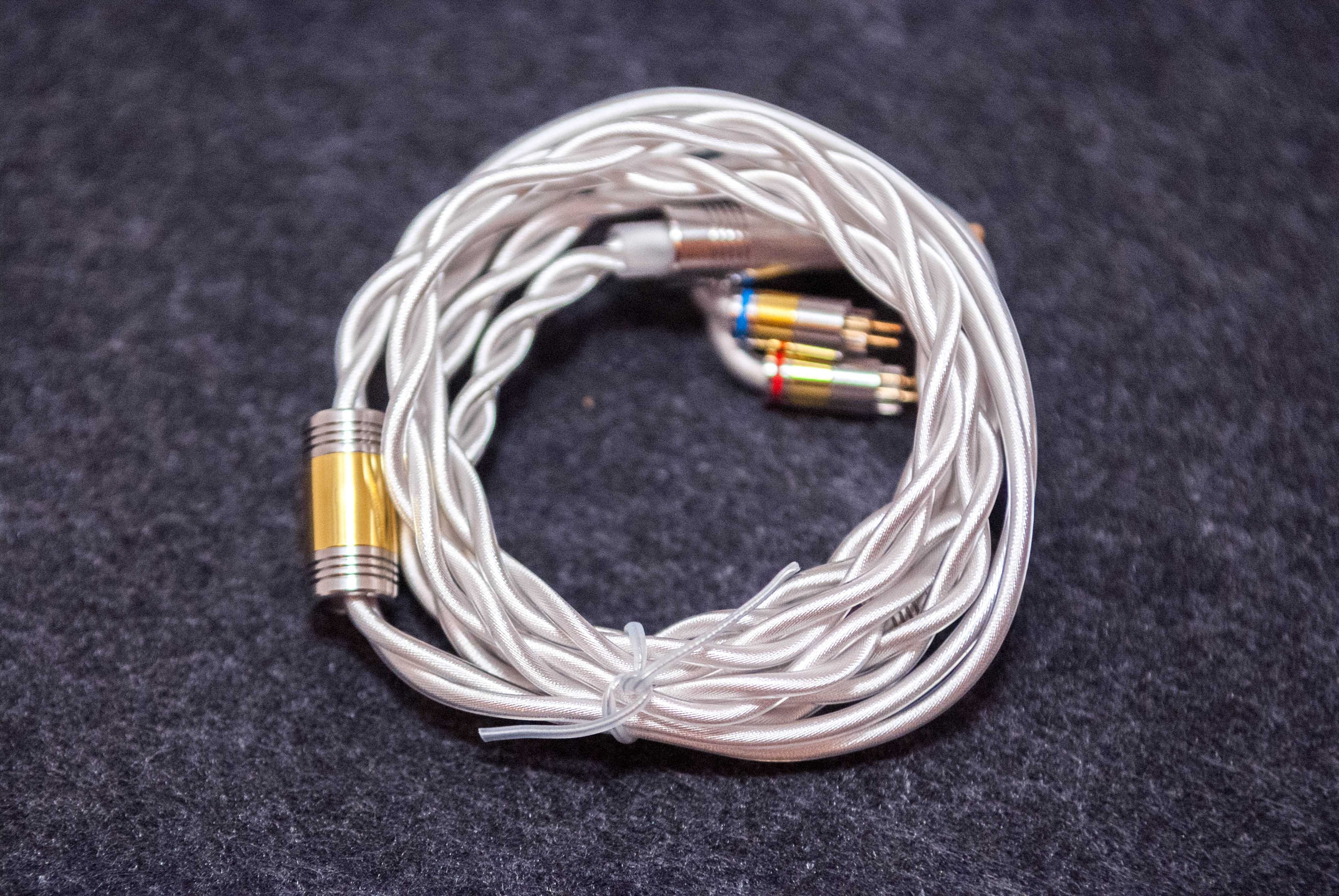 кабель для наушников NiceHCK SnowCat 0.78 2pin 3.5 mm jack