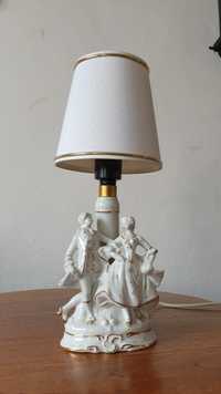 Lampka porcelana figurki Wagner & Apel