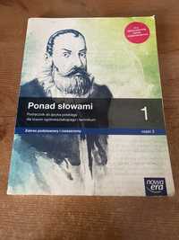 Ponad słowami 1 część 2  podręcznik dla technikum i liceum