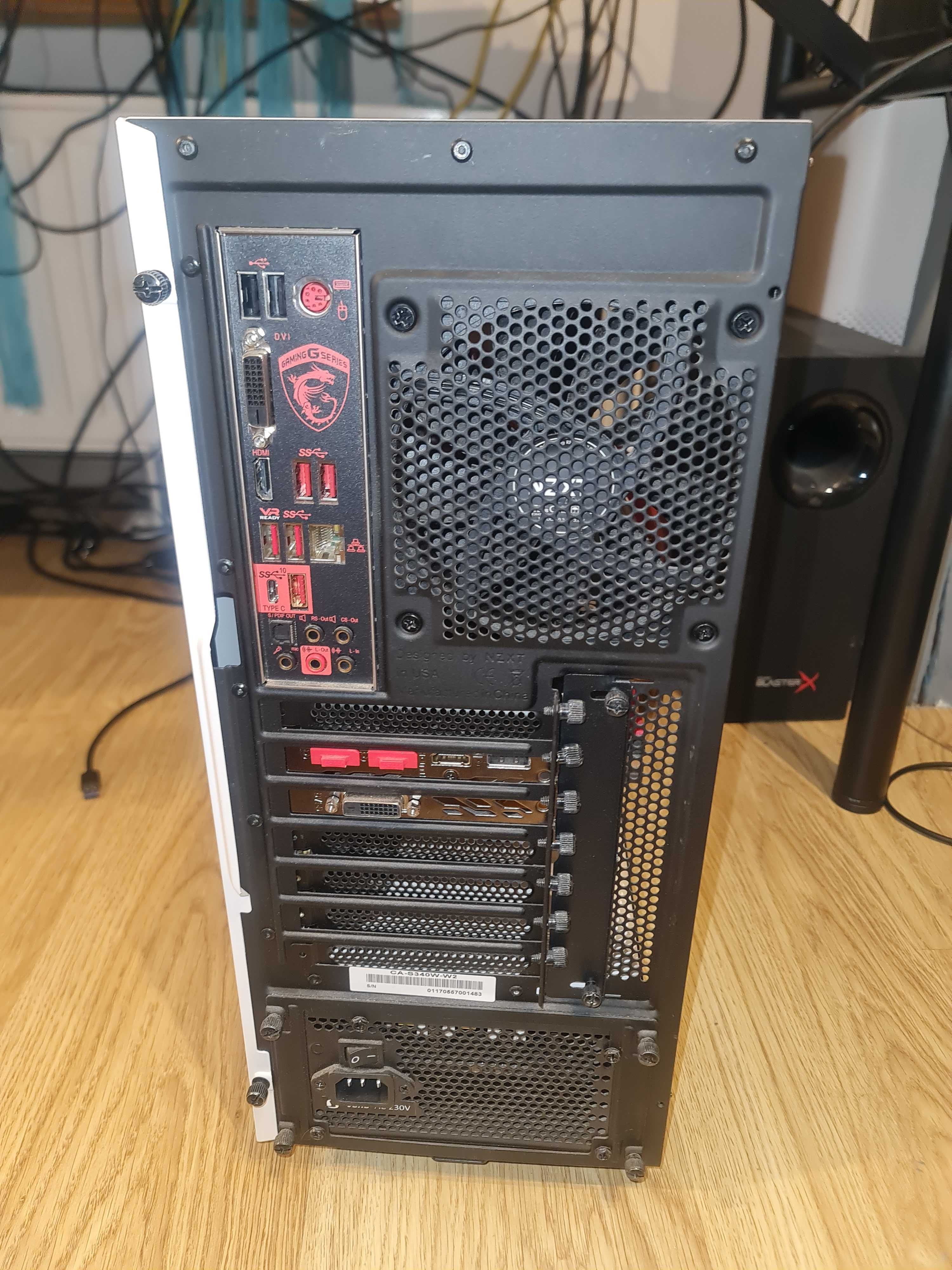 Komputer PC – Ryzen R7 1700X, GTX 1080, 32GB RAM, chłodzenie wodne