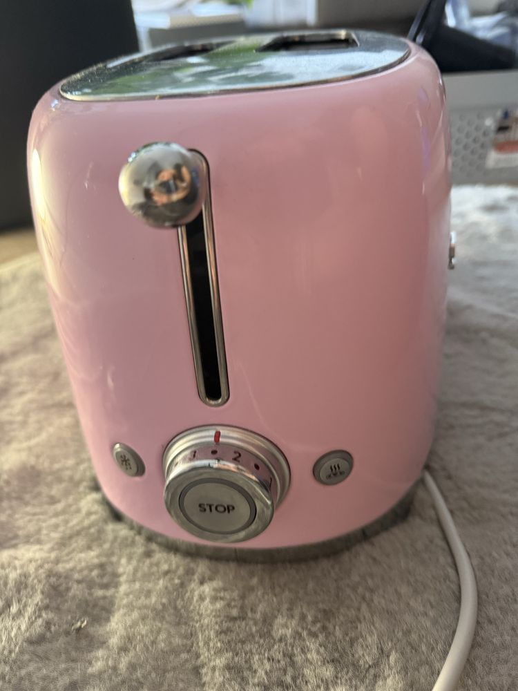 Smeg toster rozowy
