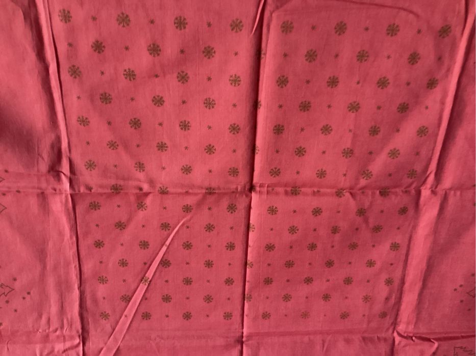 Nowy obrus/ serweta swiateczna rozowa