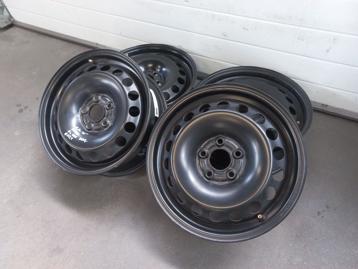 Felgi stalowe 15" 5x100 do Audi A3, VW Polo, Seat Ibiza