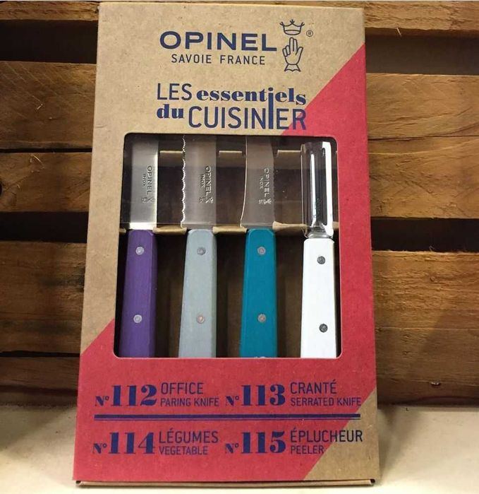 Набор ножи Opinel Les Essentiels Natural кухонные mora  дерево цвета