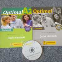 "Optimal A2" Język niemiecki - podręcznik, ćwiczenia, płyta