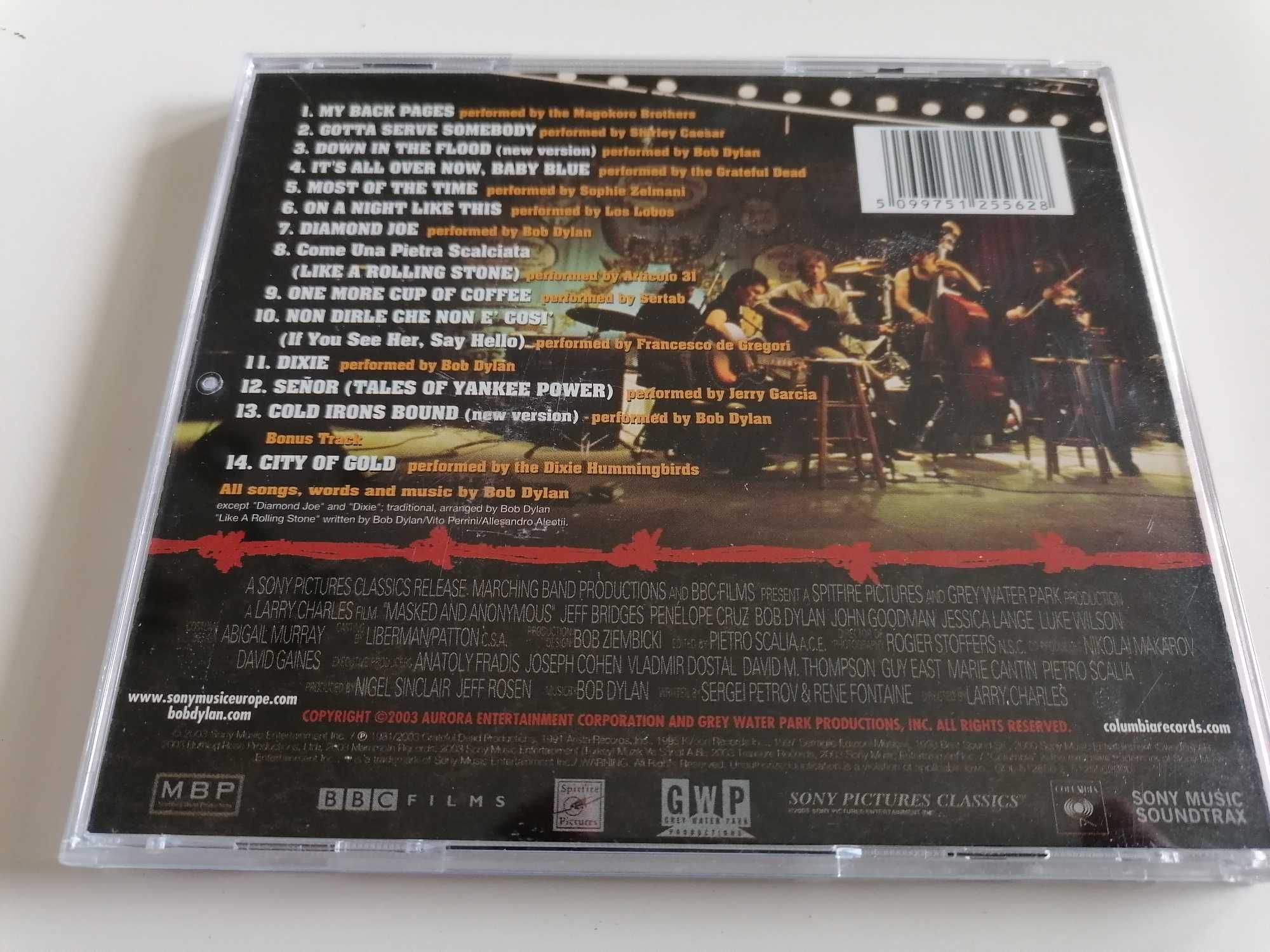 Masked and Anonymous płyta cd Bob Dylan