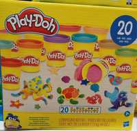 oryginalna ciastolina Play-doh multicolor 20 słoiczków różne kolory