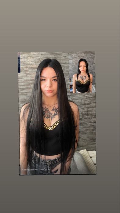 Капсульное наращивание натуральных/термоволос.