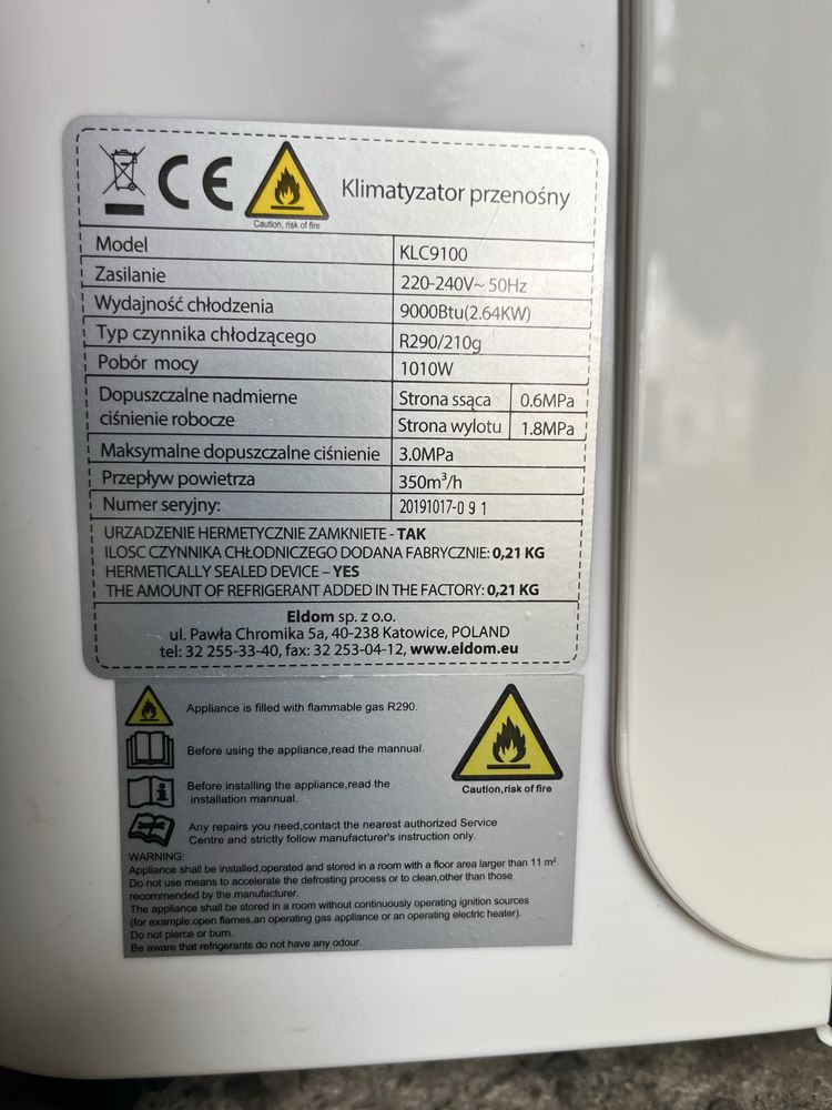 Kimaryzator Przenośny Wi-Fi