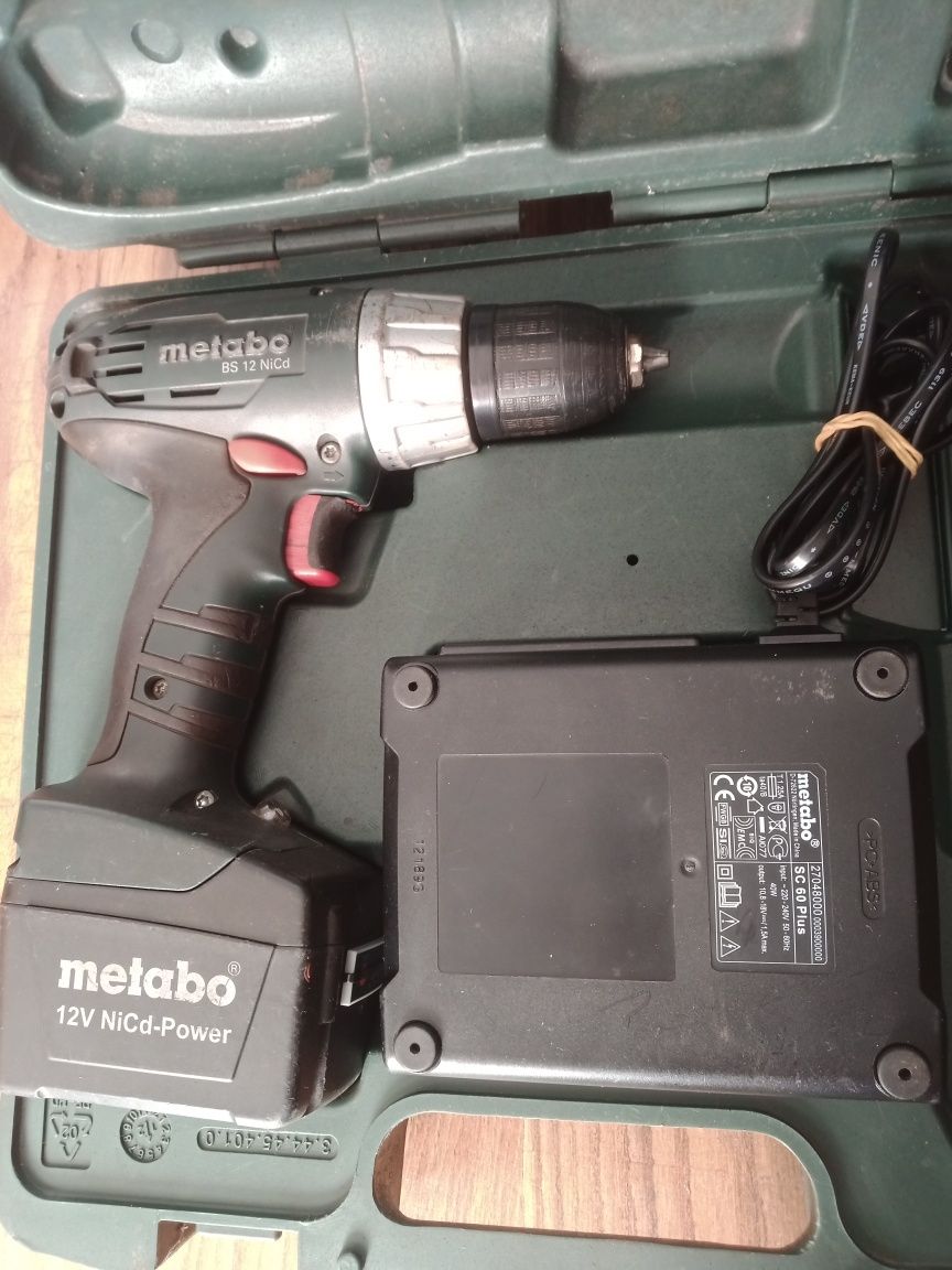 Wkrętarka METABO BS-12 Li-ion 5A/h