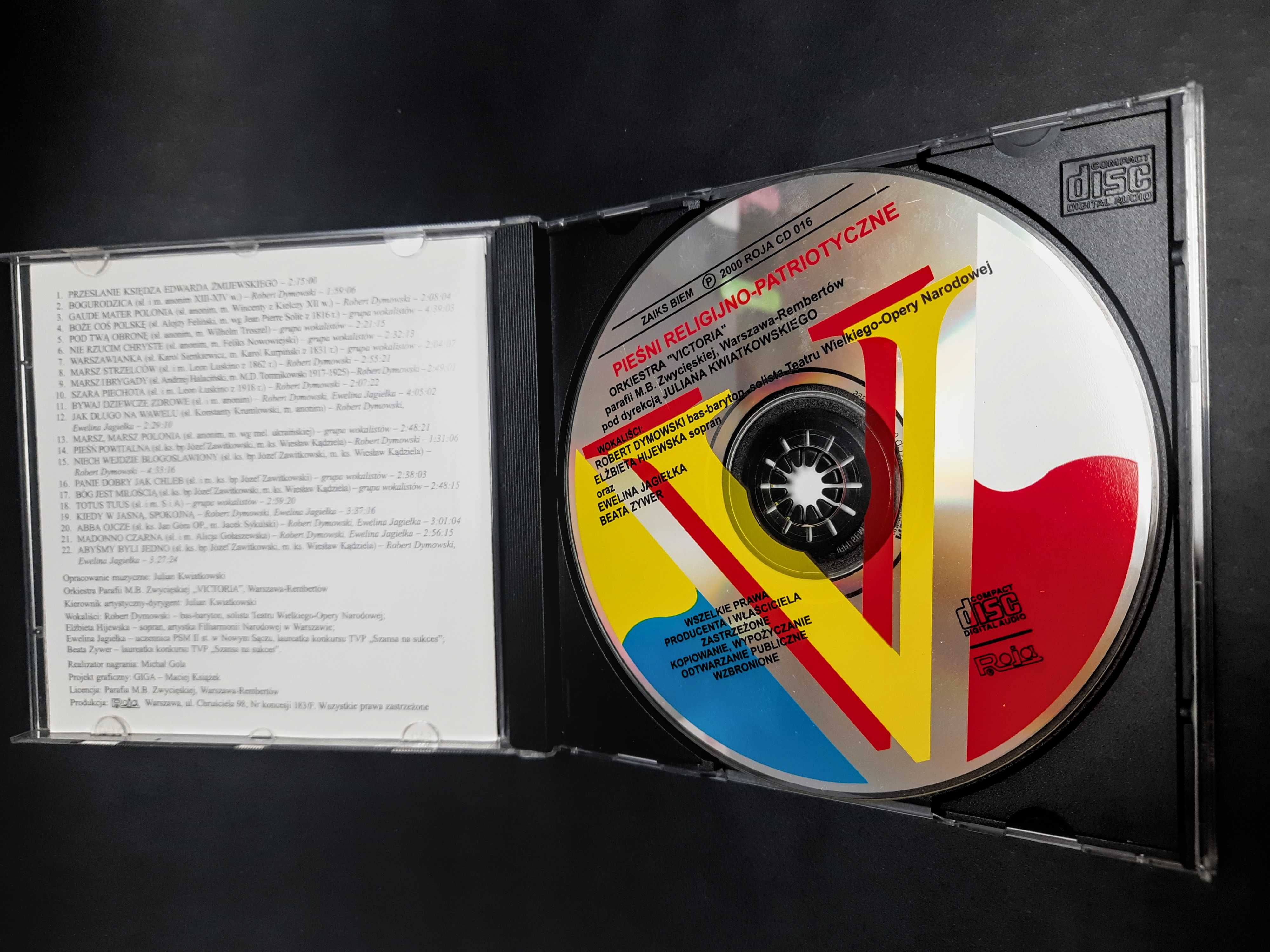 Pieśni religijno-patriotyczne orkiestra victoria CD
