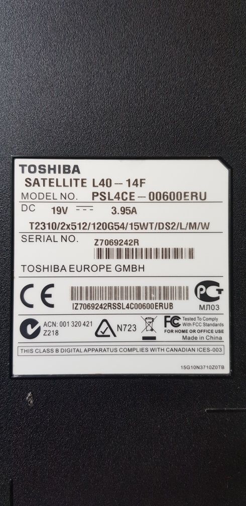 Toshiba Satellite L40-14F