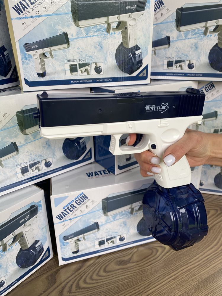 Водяний електричний пістолет Water Gun Clock