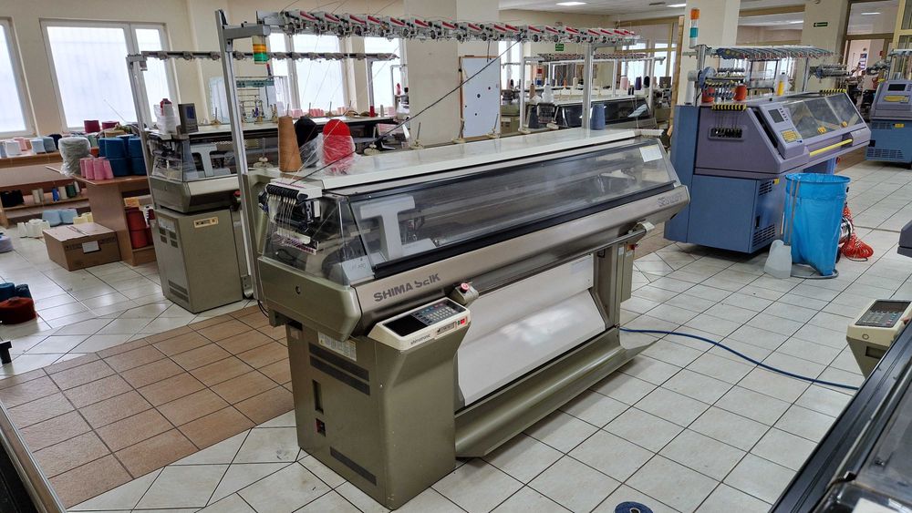 Maszyna dziewiarska SHIMA SEIKI SES122 FF 3G do prod. czapek szalików