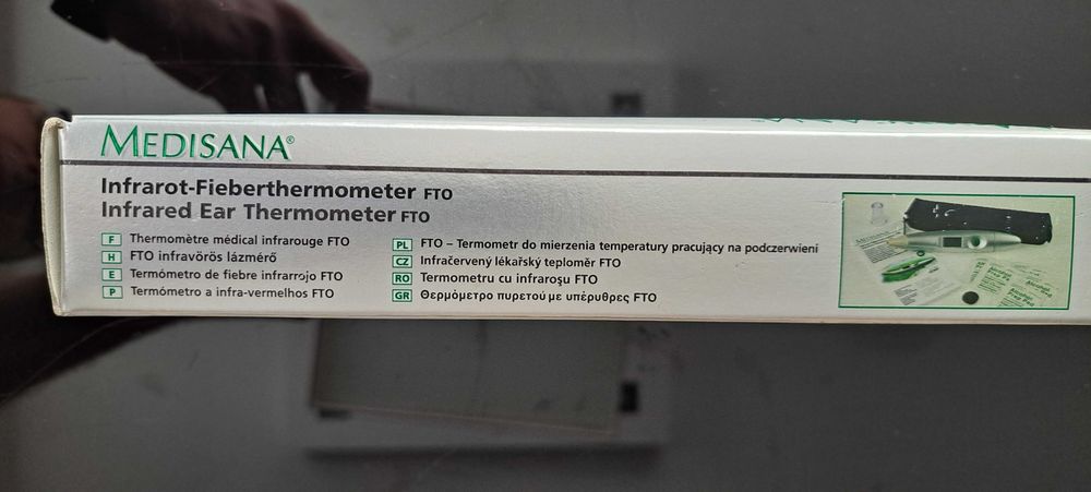 termometr na podczerwień do dokładnego badania temperatury z dna ucha