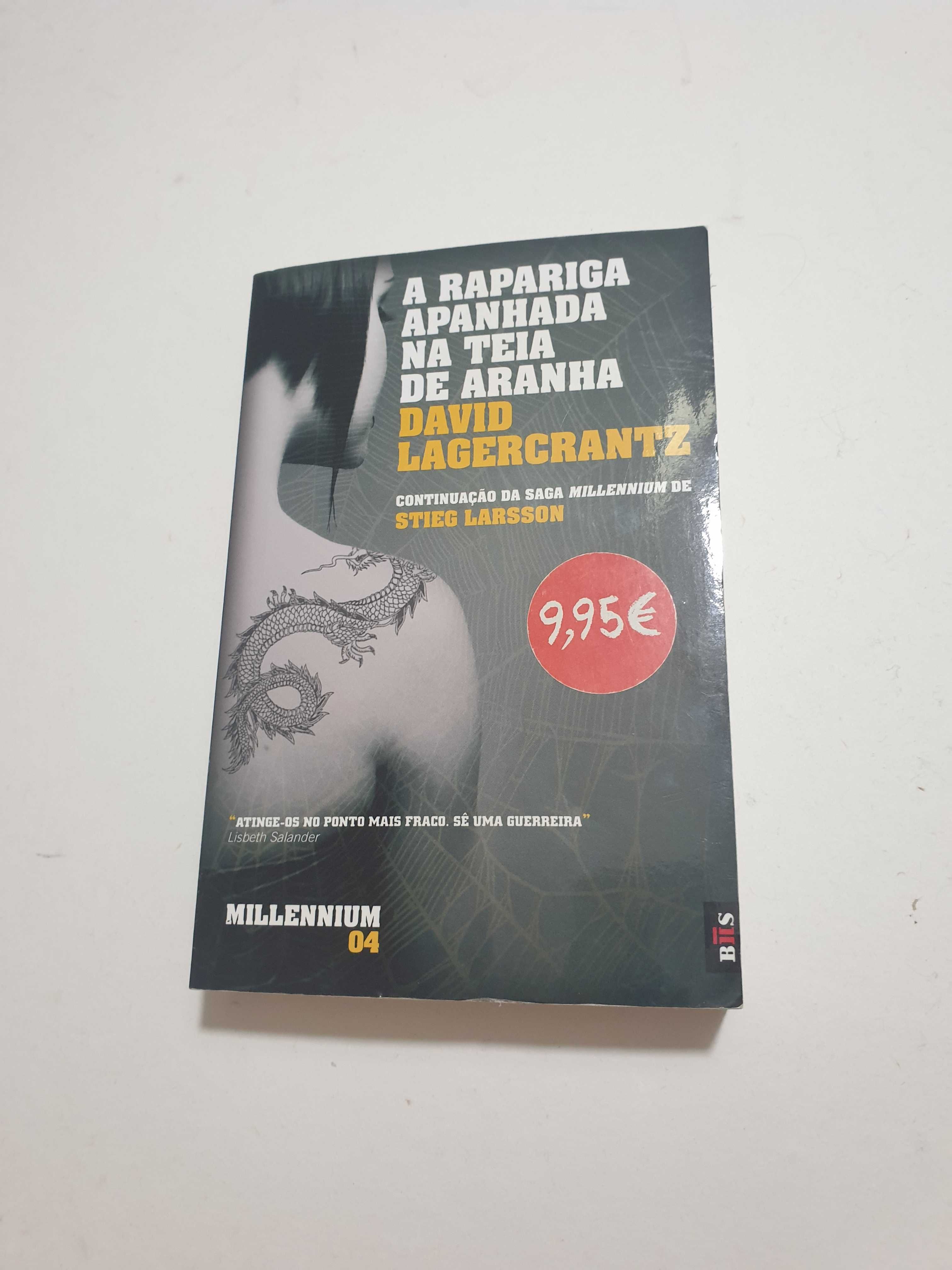 "A rapariga apanhada na teia de aranha" - Stieg Larsson