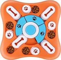 Gra Puzzle zabawka dla psa Pongo pomarańczowy mata węchowa na karmę