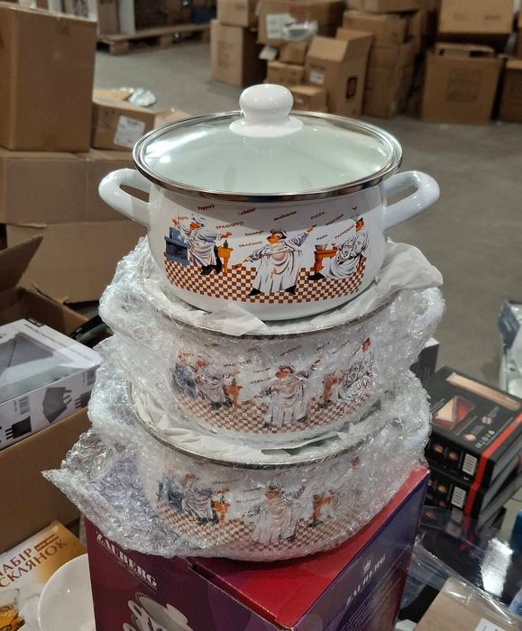 Алюмінієві каструлі, емальовані,емаль,алюминий,набори, поштучно,разние