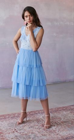Sukienka błękitna rozmiar 36