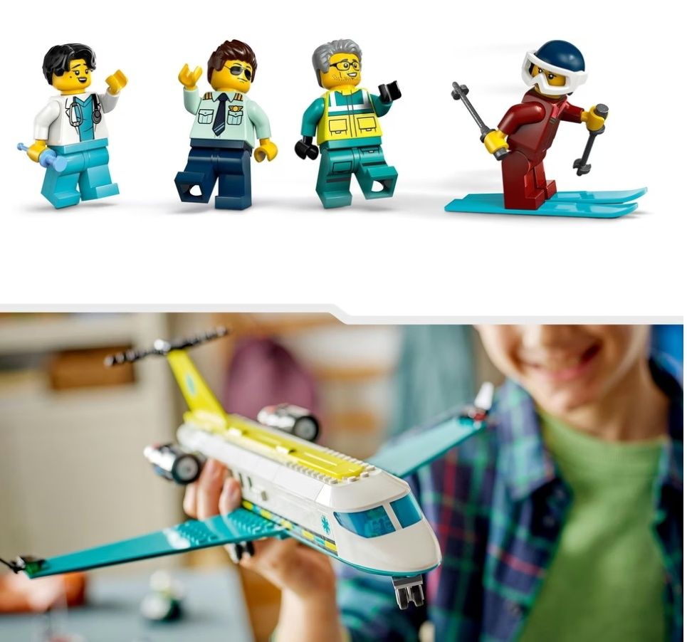 Lego City 60465 Самолёт медицинской скорой помощи, 403 детали