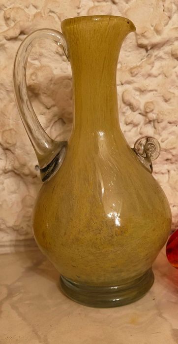 PRL - Szkła Kolorowe - Kolekcja ręcznie wykonanych szklanych dekoracji