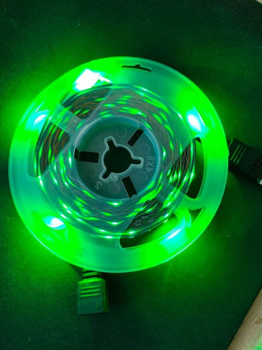Светодиодная RGB LED лента 5 метров 5v+Bluetooth