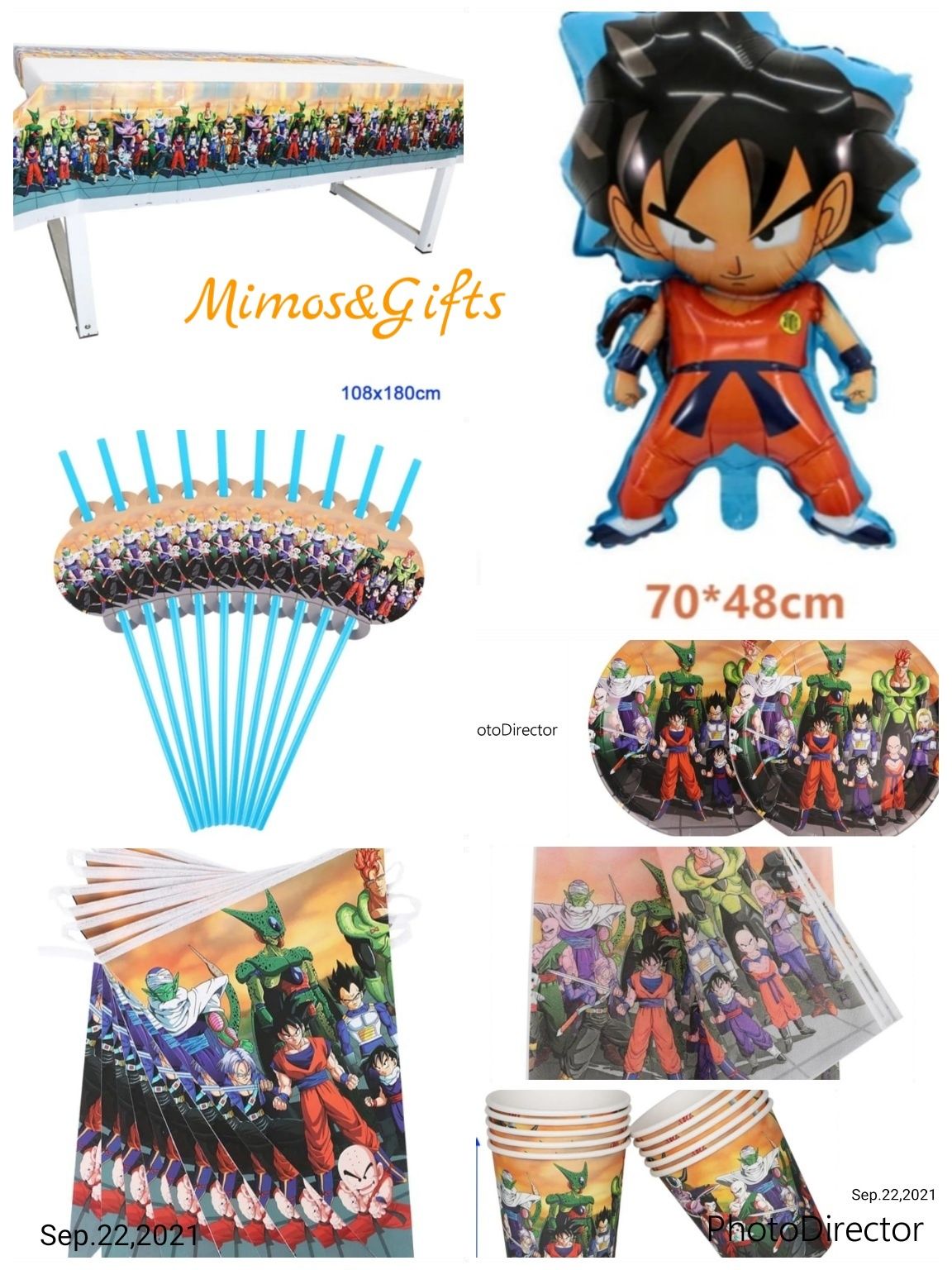 kit 52 peças Dragon Ball