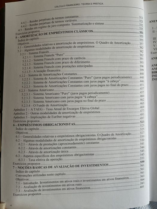 Livro de cálculo financeiro