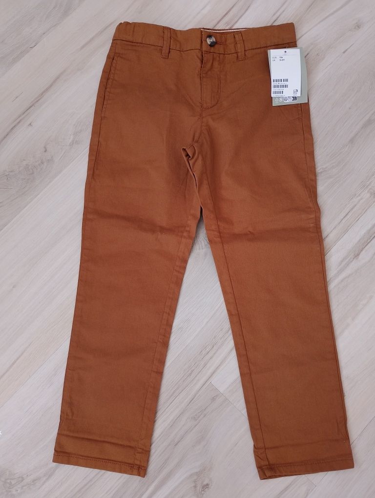 Nowe spodnie wizytowe H&M dla chłopca, rozm 116