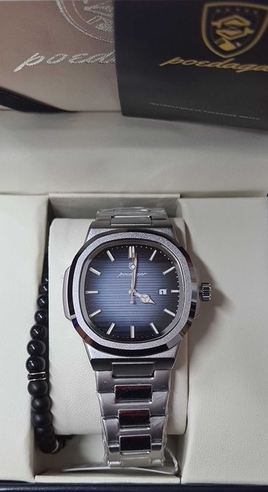 Relógio Poedagar Nautilus Azul Oceano - 41 mm