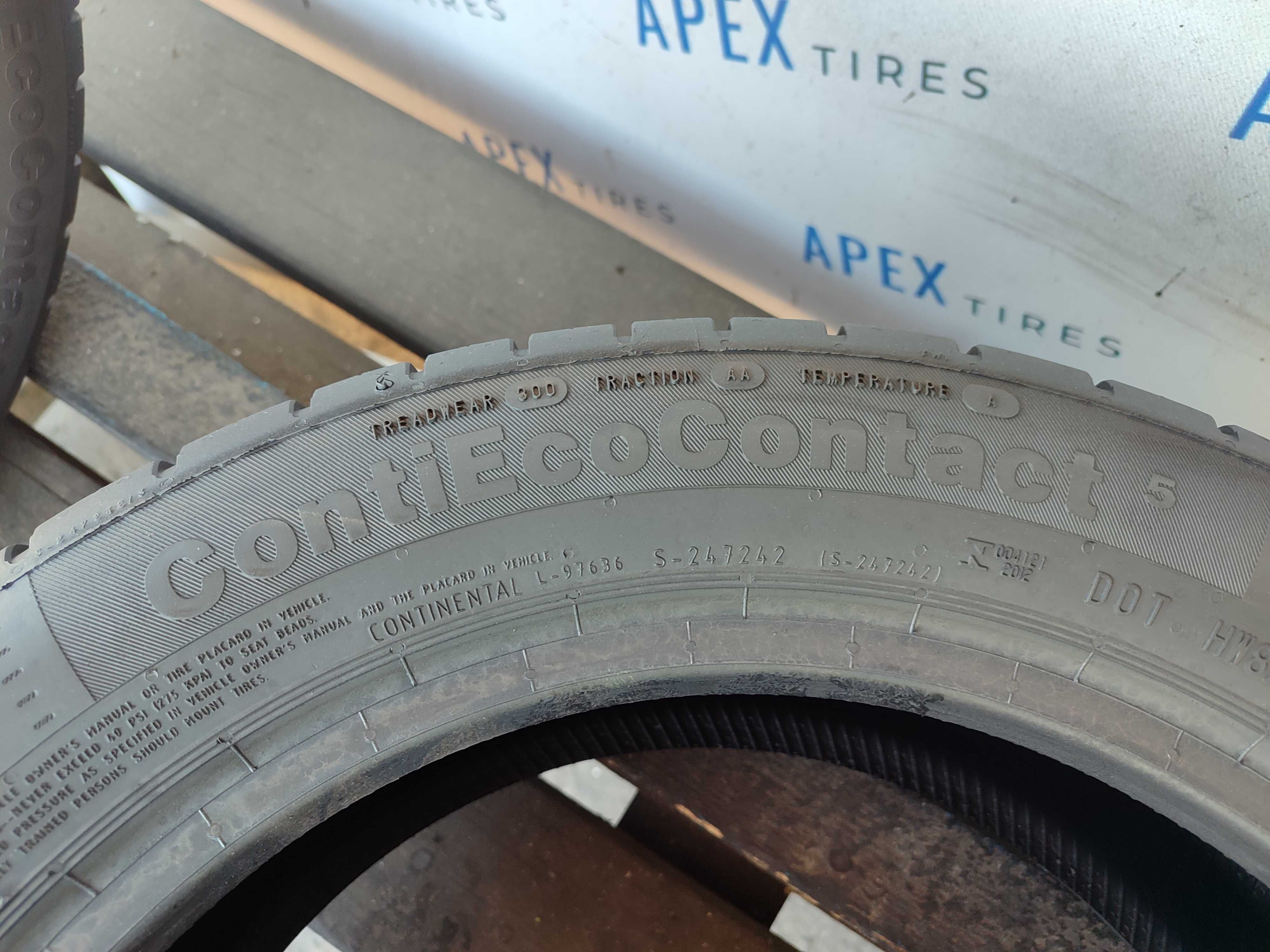 Літні шини 185/55 R15 Continental ContiEcoCOntact 5