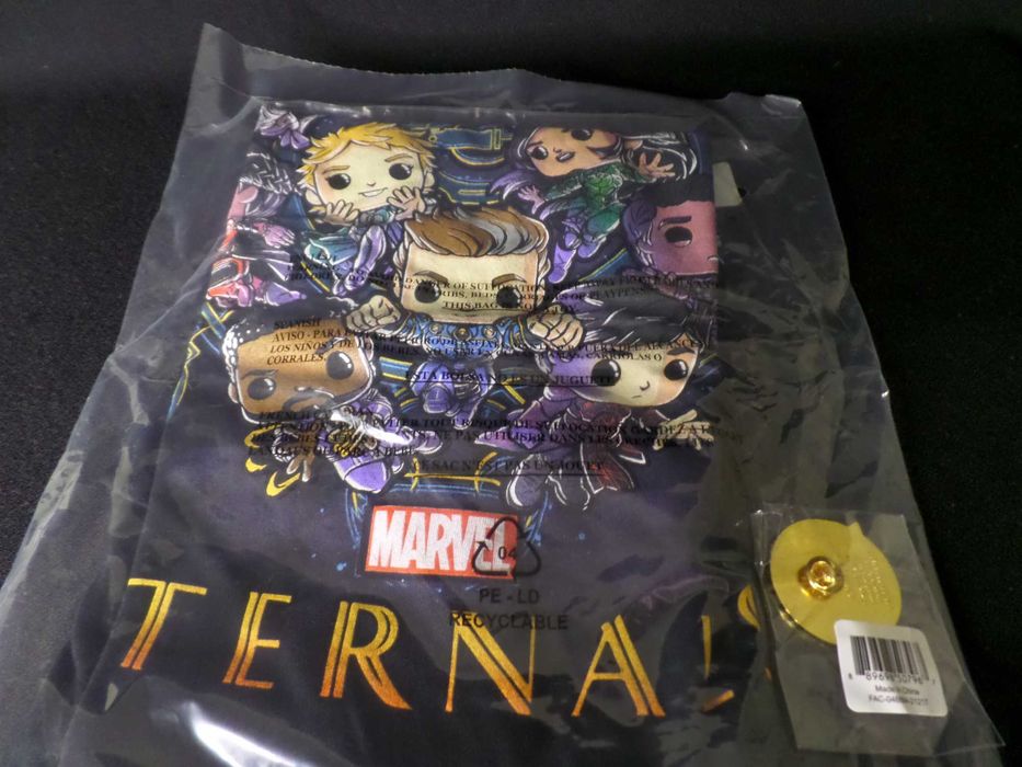 Футболка Funko POP! "Вічні" Marvel Eternals + металевий значок/пін