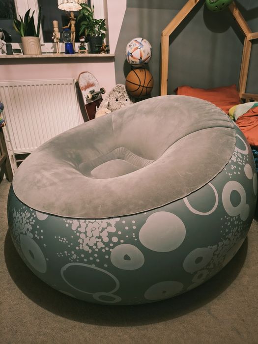 Fotel dmuchany pokój-ogród