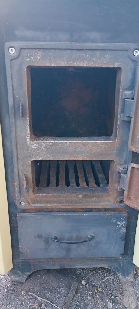 Котел kalvis 4c, калвіс, дровяний котел з плитою