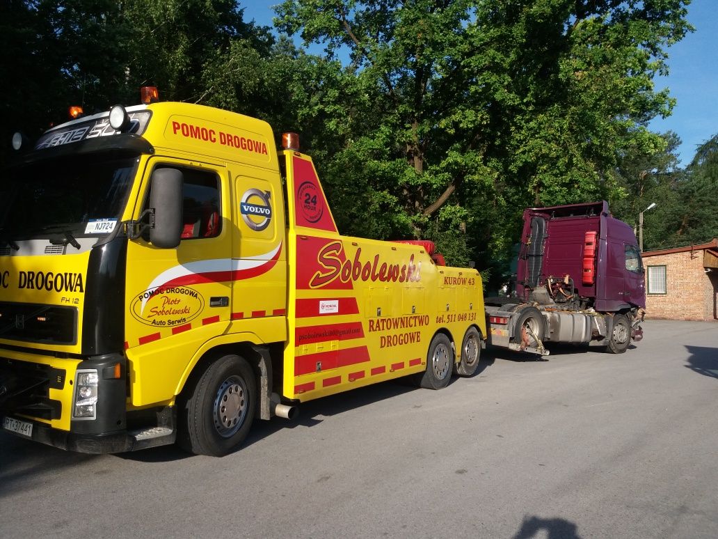 Ceny od 2 zł za km Transport maszyn rolniczych i budowlanych pomoc dro