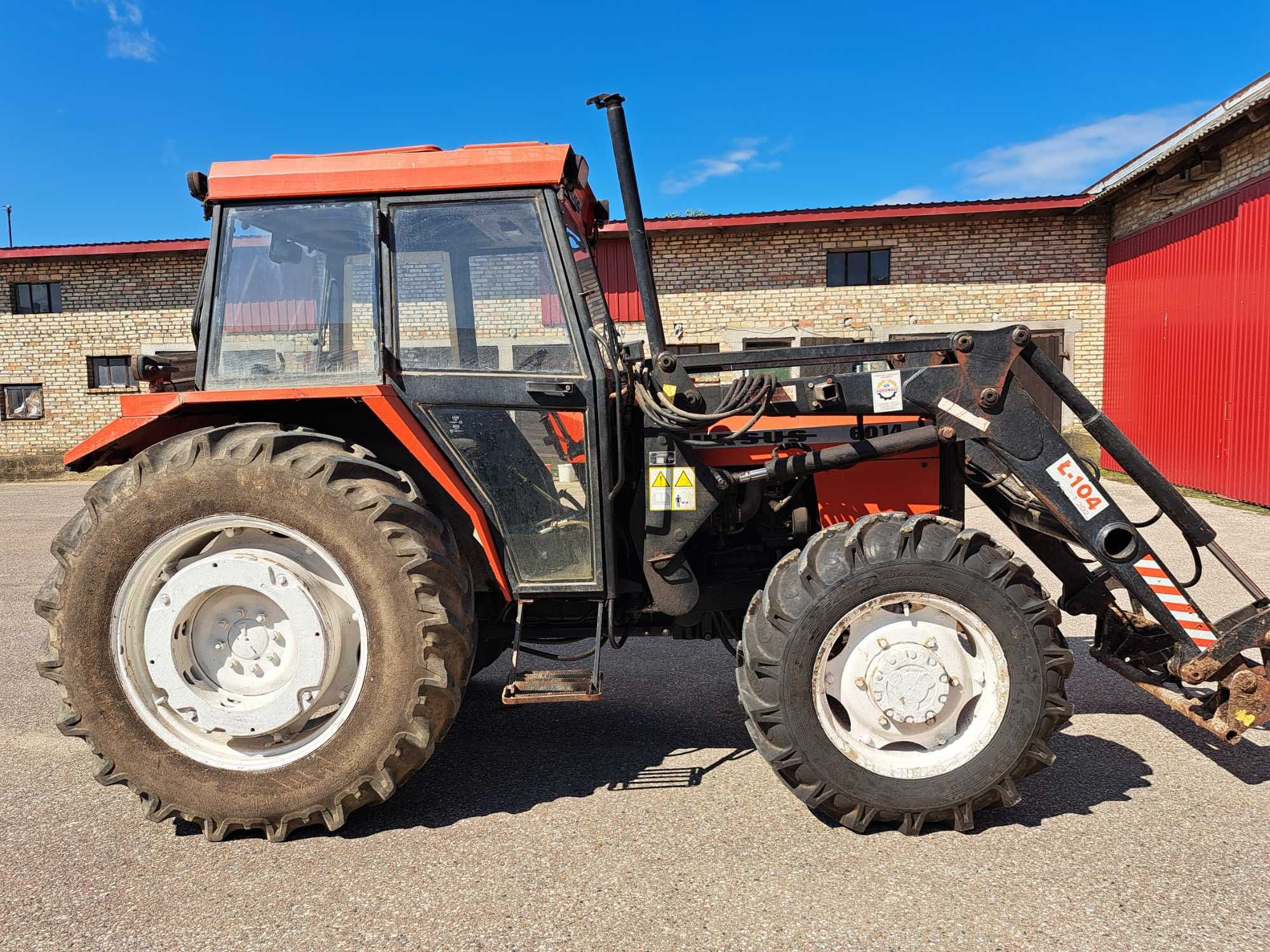 Ciągnik Ursus 6014 turbo 82 konie pierwszy właściciel