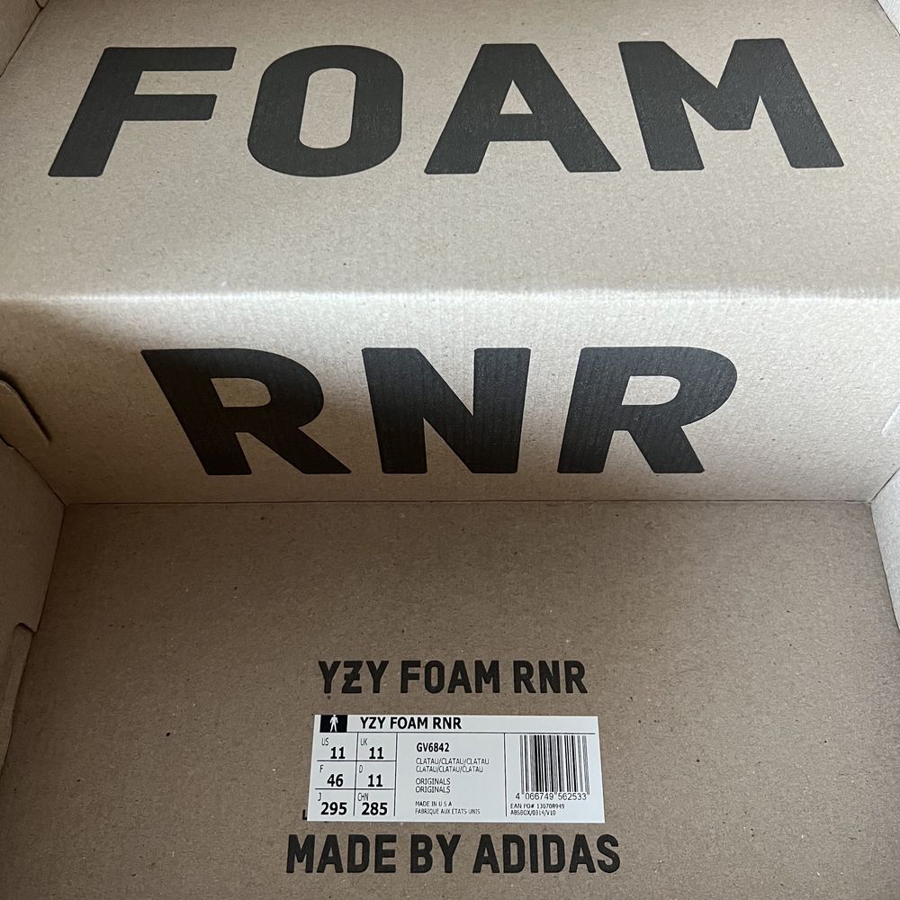 Yeezy Foam Runner Clay Taupe - rozmiar 42-46