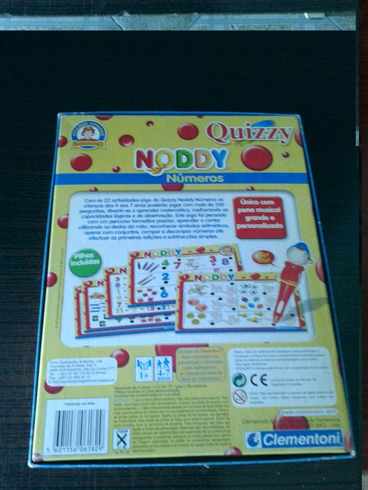 Jogo educativo e interativo Quizzy Noddy - Números", como NOVO!