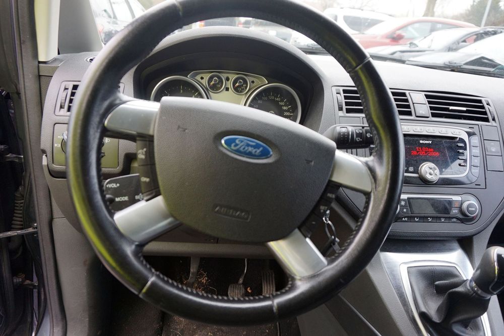 KIEROWNICA SKÓRZANA SKÓRA C-MAX I MK1 LIFT 3M51-3600-CJ3ZHE FORD 2006-2010