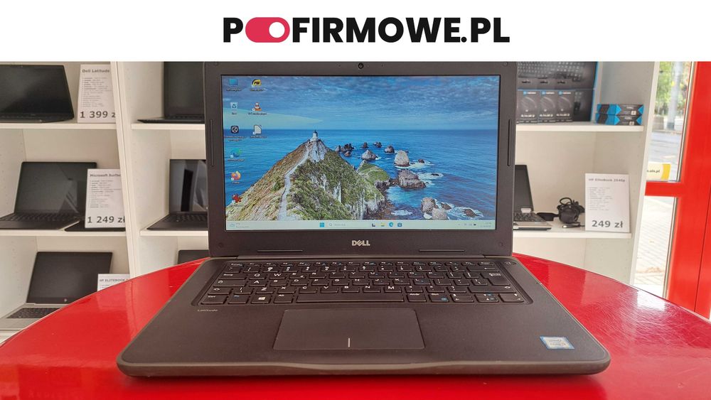 Tani Laptop Dell Latitude 3380 13" i3 8GB/128SSD Win11 A-Klasa FV23