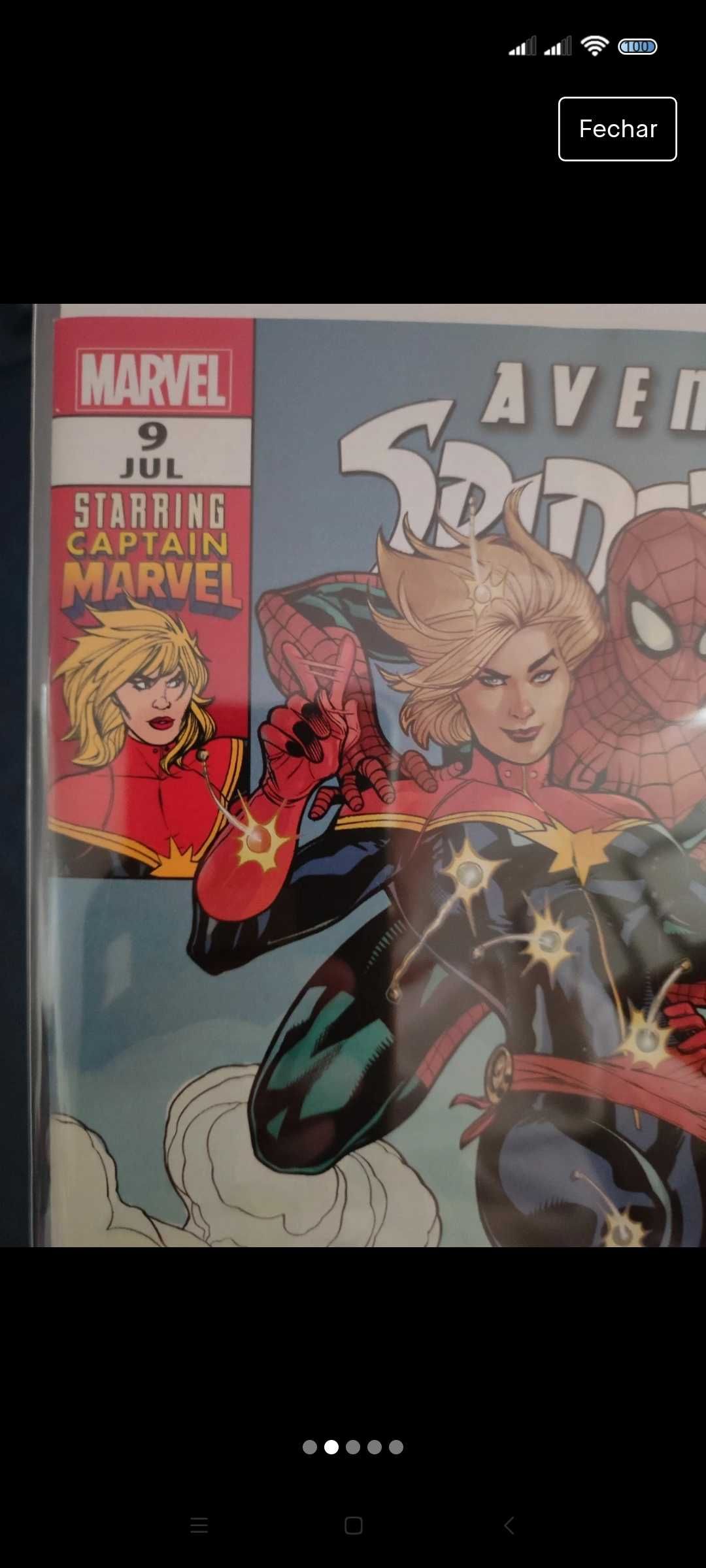 Avenging Spider-man #9 primeira Capitã Marvel